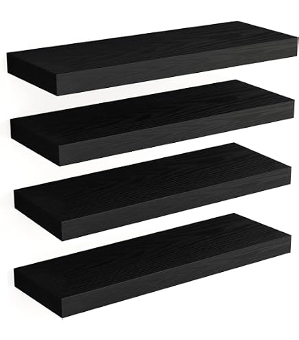 Amazon | IKEA イケア ウォールシェルフ ブラックブルー 110x26cm